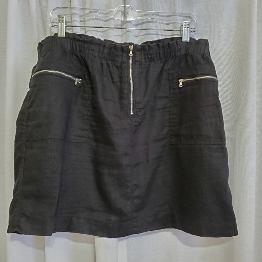 Lou & Grey Black Skirt With Stretch Waist
